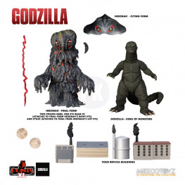 Godzilla vs. Hedorah 5 Points XL akčná figúrkas Deluxe Box Set
